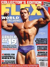 De joven el "roble austríaco" apareció muchas veces en la revista "Flex", ahora será su editor ejecutivo.